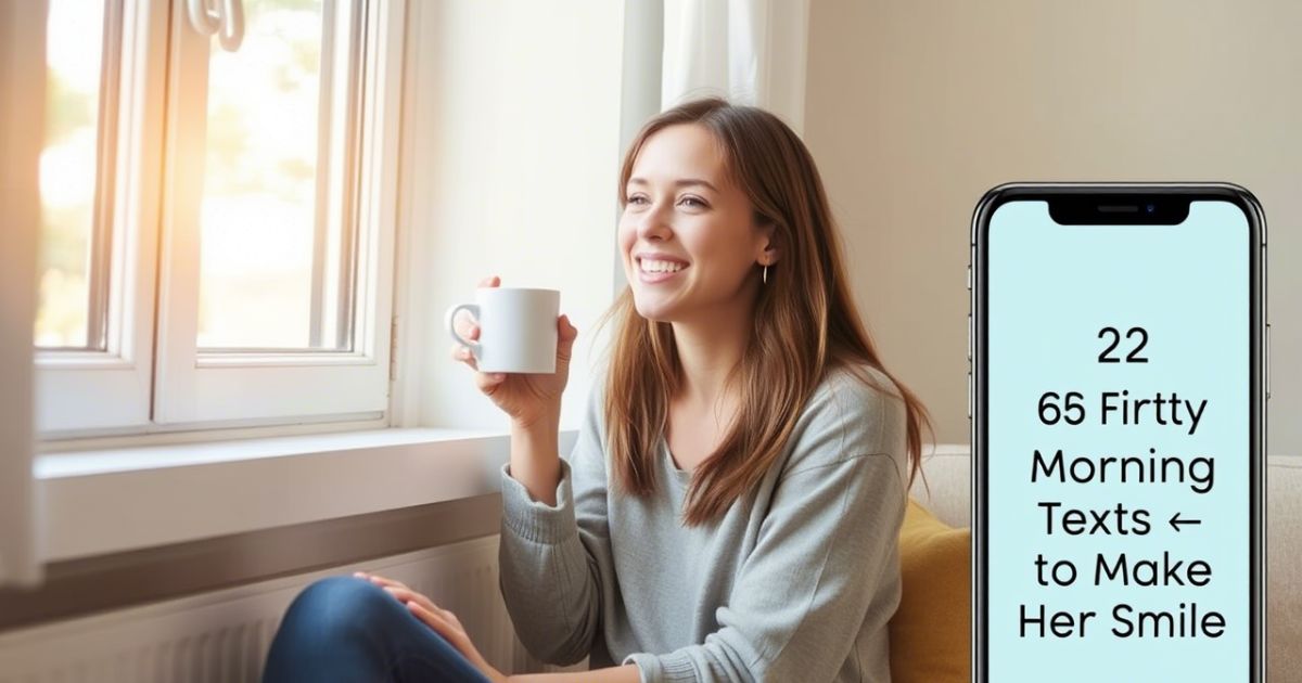 62 Flirty Good Morning Texts to Make Her Smile