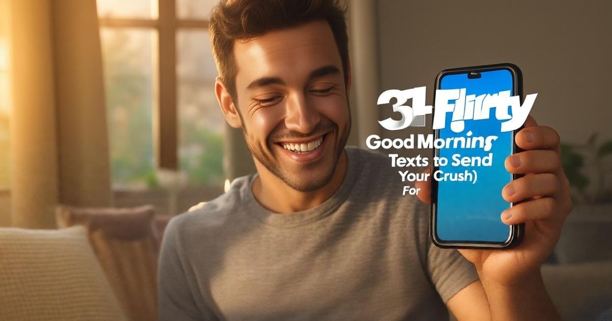 31+Flirty Good Morning Texts to Send Your Crush (For Guys)