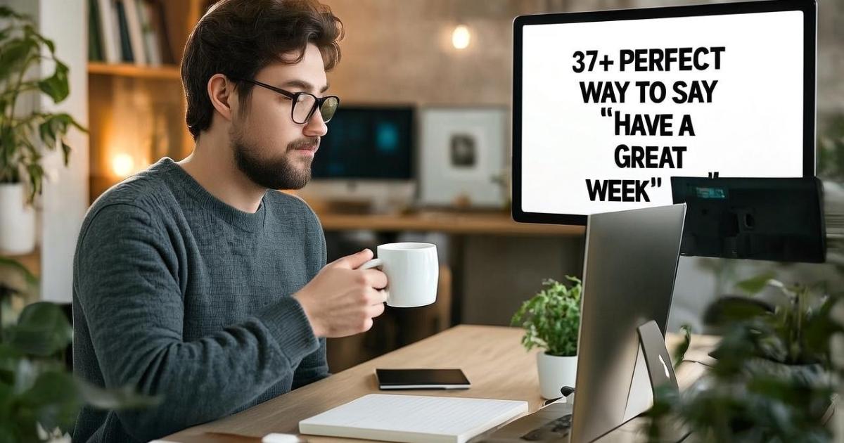 37+ Perfect Way to Say “Have a Great Week!”