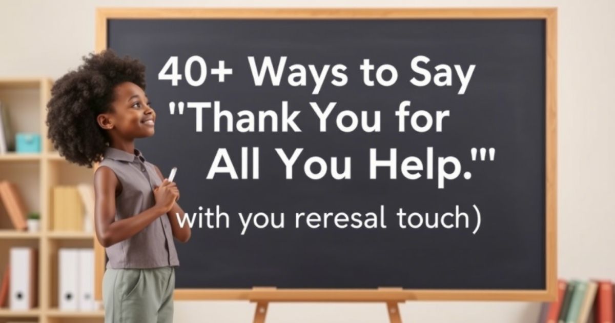 40+ Ways to Say “Thank You for All Your Help” (with a Personal Touch)