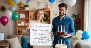 45 Ways to Say “Thank You for Always Remembering My Birthday”
