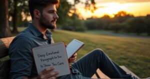 Deep Emotional Paragraph for Your Male Best Friend to Show You Care