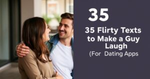 35 Flirty Texts to Make a Guy Laugh (For Dating Apps)