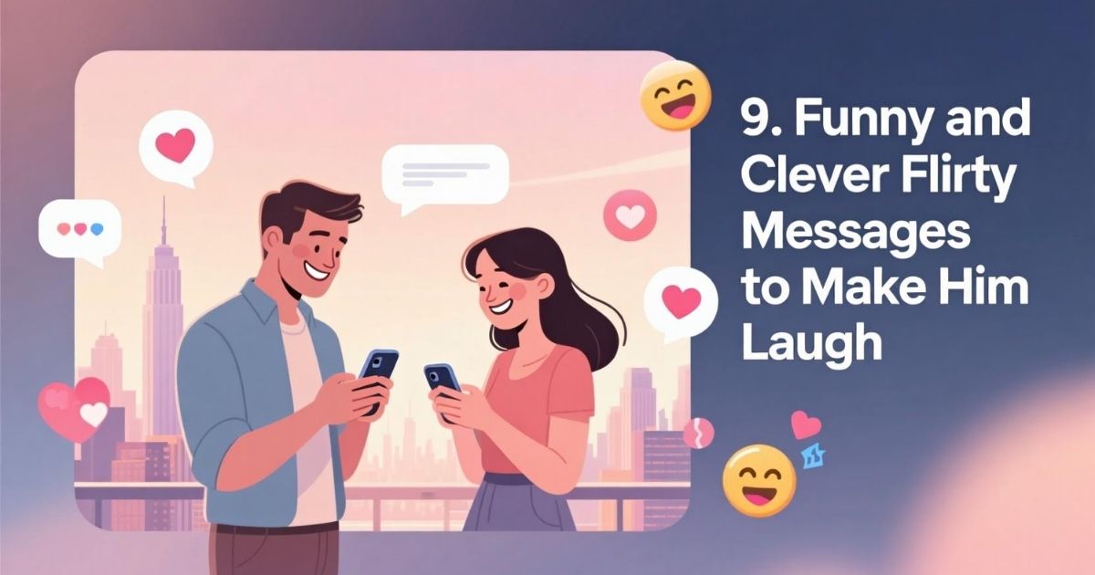 9-funny-and-clever-flirty-messages-to-make-him-laugh