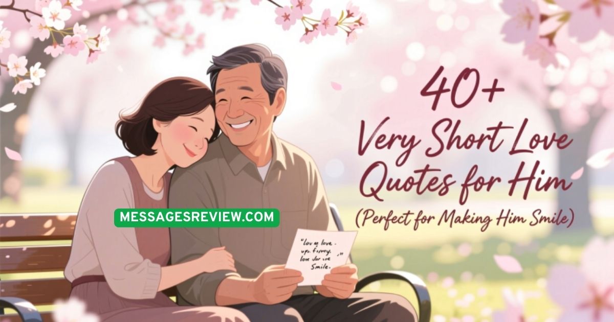 40+ Very Short Love Quotes for Him (Perfect for Making Him Smile)