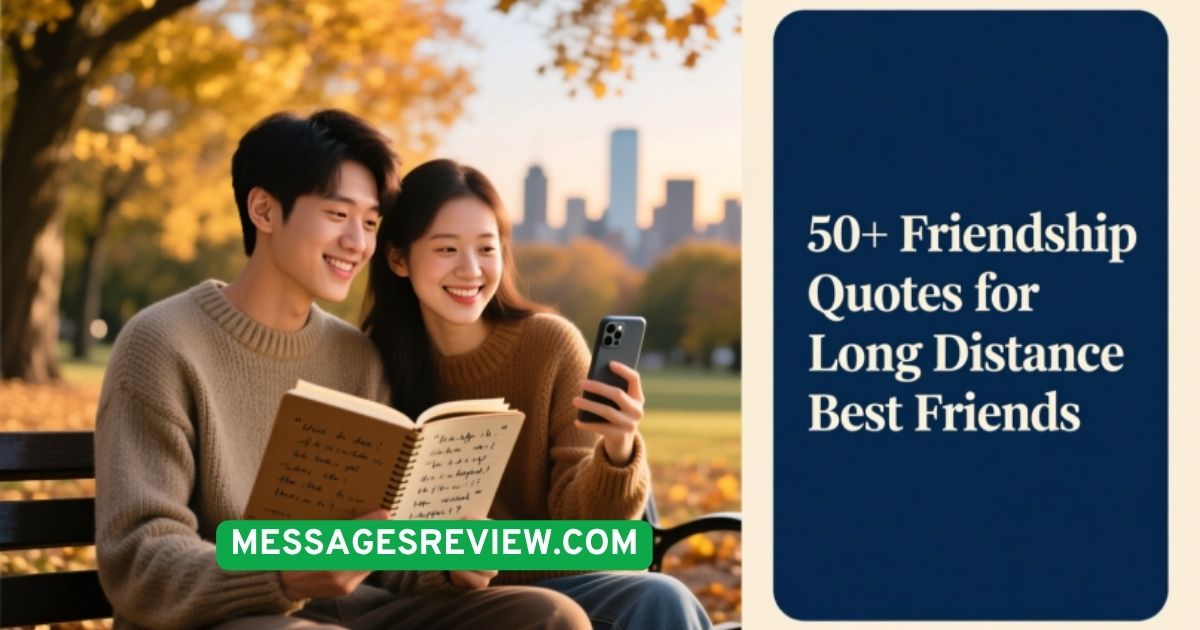 50+ Friendship Quotes for Long Distance Best Friends