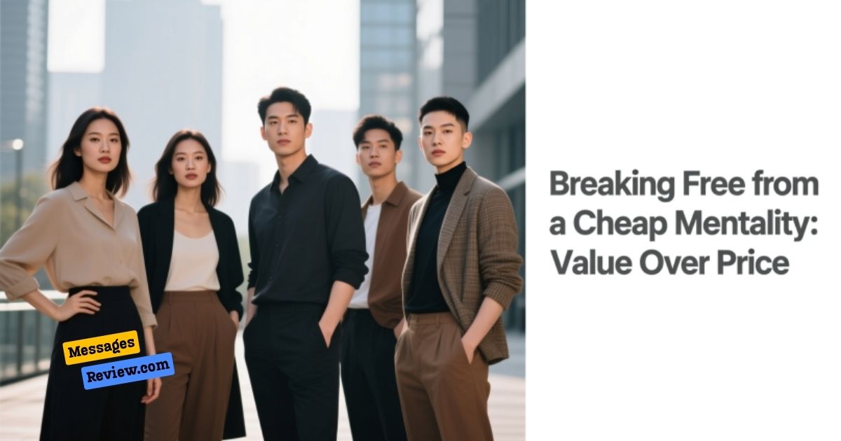 Breaking Free from a Cheap Mentality: Value Over Price