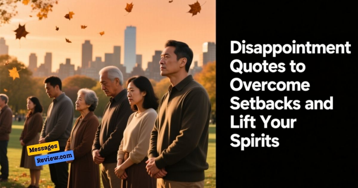 Disappointment Quotes to Overcome Setbacks and Lift Your Spirits