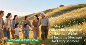 “May Your Life Be Filled with Happiness: Heartfelt Wishes and Inspiring Messages for Every Moment”