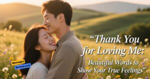 Thank You for Loving Me: Beautiful Words to Show Your True Feelings