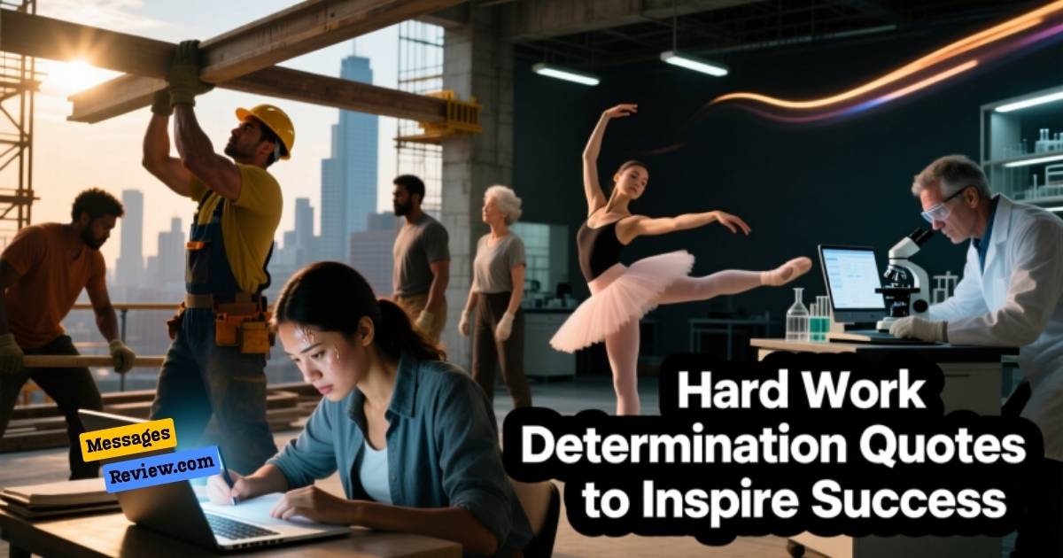 Hard Work Determination Quotes to Inspire Success