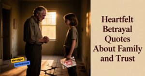 Heartfelt Betrayal Quotes About Family and Trust