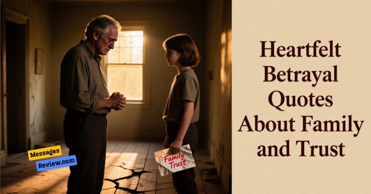 Heartfelt Betrayal Quotes About Family and Trust