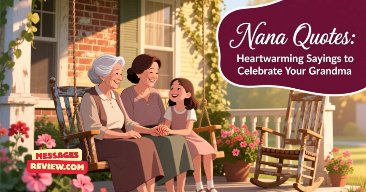 Nana Quotes: Heartwarming Sayings to Celebrate Your Grandma