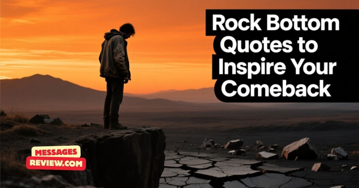 Rock Bottom Quotes to Inspire Your Comeback